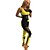 Χαμηλού Κόστους New In-Γυναικεία Ψηλοκάβαλο Patchwork Κοστούμι γιόγκα Συνδυασμός Χρωμάτων Δίχτυ Γιόγκα Fitness Προπόνηση Κορμάκι Ρούχα Γυμναστικής Ελαστικό Λεπτό