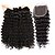 cheap Human Hair Weaves-3 Bundles with Closure Brazilian Hair Deep Curly Remy Human Hair Human Hair Extensions Hair Weft with Closure 8-26 inch Natural Human Hair Weaves Soft Best Quality New Arrival Human Hair Extensions