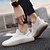 cheap Men&#039;s Athletic Shoes-Men&#039;s Comfort Shoes Spring Casual Daily Outdoor Trainers / Athletic Shoes Running Shoes Tissage Volant Breathable White / Gray