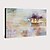 billige Abstrakte malerier-Hang-Painted Oliemaleri Hånd malede Horisontal panorama Abstrakt Landskab Moderne Omfatter indre ramme