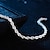 cheap Bracelets-Women&#039;s Chain Bracelet Twist Prince Of Wales Twisted Baht Chain Snake Ladies Basic Fashion Italian everyday Sterling Silver Bracelet Jewelry Silver For Party Wedding Daily