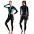 cheap Wetsuits &amp; Diving Suits-SBART Women&#039;s Full Wetsuit 3mm SCR Neoprene Diving Suit Thermal Warm UPF50+ Quick Dry High Elasticity Long Sleeve Full Body Front Zip - Swimming Diving Surfing Scuba Patchwork Spring Summer Winter