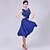 baratos Roupa de Dança Latina-Latin Dance Dresses Women&#039;s Performance Milk Fiber Lace / Tassel / Split Joint Sleeveless High Dress