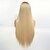 cheap Synthetic Lace Wigs-Synthetic Lace Front Wig Ombre Straight Middle Part Lace Front Wig Ombre Long Dark Brown / Golden Blonde Synthetic Hair 22-26 inch Women&#039;s Heat Resistant Color Gradient Middle Part Ombre / Glueless