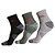 abordables Accessoires de sport et de plein air-Chaussettes de Randonnée Chaussettes basses 3 paires Chaud Respirable Séchage rapide Limite les Bactéries Mince Coton Spandex Automne pour Homme Camping / Randonnée Chasse Pêche Noir / Elastique