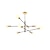tanie Design sputnikowy-95 cm żyrandol design sputnik metalowy sputnik malowane wykończenia współczesny artystyczny styl nordycki 110-120v 220-240v
