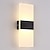 cheap Flush Mount Wall Lights-1-Light LED Wall Sconce Round Rectangle Indoor Wall Light Acrylic Modern Contemporary Wall Lamp for Bedroom Corridor Stairs Bathroom 6W