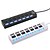 cheap USB Hubs &amp; Switches-USB 2.0 to USB 2.0 USB Hub 7 Ports With Switch(es)
