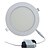 baratos Luzes LED de Encaixe-luz de painel LED ultrafino teto embutido downlight 9w 12w luz de spot led redonda ac175-265v