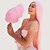 Χαμηλού Κόστους Συνθετικές Περούκες Δαντέλα-Συνθετικές μπροστινές περούκες δαντέλας Κατσαρά Ίσια Kardashian Στυλ Κούρεμα με φιλάρισμα Δαντέλα Μπροστά Περούκα Ροζ Ροζ + Κόκκινο Συνθετικά μαλλιά 24 inch Γυναικεία Γυναικεία Ροζ Περούκα Μακρύ