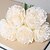 cheap Artificial Flower-Artificial Flower Plastic Wedding Flowers Bouquet Tabletop Flower Bouquet 5 Branch 32Cm/13“,Fake Flowers For Wedding Arch Garden Wall Home Party Hotel Office Arrangement Decoration