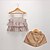 billige Sæt-Pige 3D Stribet Tøjsæt Uden ærmer Basale Polyester Børn Baby