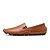 cheap Men&#039;s Slip-ons &amp; Loafers-Men&#039;s Leather Shoes Driving Shoes Spring &amp; Summer Vintage Daily Outdoor Loafers &amp; Slip-Ons Cowhide Non-slipping Wear Proof Black / Blue / Brown