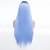 Недорогие Парик из искусственных волос на кружевной основе-Синтетические кружевные передние парики Омбре Прямой Средняя часть Лента спереди Парик Омбре Длинные Черный / синий Искусственные волосы 22-26 дюймовый Жен. Жаропрочная Градиент цвета Темные корни