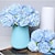 cheap Artificial Flower-Artificial Flower Plastic Wedding Flowers Bouquet Tabletop Flower Bouquet 5 Branch 32Cm/13“,Fake Flowers For Wedding Arch Garden Wall Home Party Hotel Office Arrangement Decoration