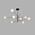 Χαμηλού Κόστους Σχέδιο Sputnik-95 εκ. πολυέλαιος ντιζάιν σπούτνικ, μεταλλικά βαμμένα φινιρίσματα σπούτνικ, σύγχρονο καλλιτεχνικό σκανδιναβικό στιλ 110-120v 220-240v