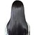 cheap Synthetic Lace Wigs-Synthetic Wig Straight Silky Straight Kardashian Layered Haircut Middle Part L Part Wig Long Black#1B Synthetic Hair 26 inch Women&#039;s Soft Heat Resistant New Arrival Black Modernfairy Hair