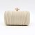 cheap Clutch Bags-Women&#039;s Bags Polyester Alloy Evening Bag Buttons Solid Color Wedding Bags Party Event / Party Date Black Blue Champagne