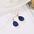 cheap Earrings-Women&#039;s Earrings Pear Cut Aquarius Mood Cute Druzy Elizabeth Locke Boho Earrings Jewelry Beige / White / Pink / Dark Blue For Daily 1 Pair