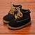 cheap Kids&#039; Boots-Boys&#039; / Girls&#039; Comfort / Combat Boots PU Boots Toddler(9m-4ys) / Little Kids(4-7ys) Black / Yellow / Brown Fall &amp; Winter / TPR (Thermoplastic Rubber)