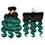 abordables Tissages cheveux naturels-3 paquets avec fermeture Cheveux Brésiliens Ondulation naturelle Cheveux Naturel Rémy Extensions Naturelles Trame cheveux avec fermeture 10-24 pouce Tissages de cheveux humains Design Tendance Doux