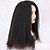 זול פאות שיער אדם-Virgin Human Hair Lace Front Wig Deep Parting style Brazilian Hair kinky Straight Natural Wig 130% 150% 180% Density with Baby Hair Natural Hairline with Clip Glueless With Bleached Knots Women&#039;s