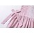 billige kjoler til jentebaby-Baby Jente Grunnleggende Dusty Rose Ensfarget Ermeløs Bomull Kjole Rosa