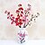 رخيصةأون زهور اصطناعية-زهور اصطناعية البلاستيك أنيق أزهار الطاولة 5