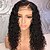 tanie Peruki z ludzkich włosów-Human Hair Lace Front Wig Free Part Wendy style Brazilian Hair Curly Black Wig 130% Density with Baby Hair Natural Hairline For Black Women 100% Virgin 100% Hand Tied Women&#039;s Long Human Hair Lace Wig
