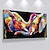 cheap Animal Paintings-Oil Painting Hand Painted Abstract Pop Art Modern Rolled Canvas Rolled Without Frame