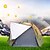 お買い得  テント-DesertFox® 8人 自動テント アウトドア ライトウェイト 防風 防雨 二重構造 自動 キャンプテント &gt;3000 mm のために ビーチ キャンプ / ハイキング / ケイビング ピクニック チュール オックスフォード 168*283*140 cm