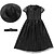 cheap Kids Halloween Costumes-Witch Dress Cosplay Costume Hat Kid&#039;s Girls&#039; Dresses Vacation Dress Halloween Halloween Carnival Masquerade Festival / Holiday Tulle Polyster Black Easy Carnival Costumes Patchwork / Gloves / Belt
