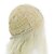halpa Synteettiset trendikkäät peruukit-Synteettiset peruukit Kihara Keskiosa Peruukki Pitkä Ruskea / valkoinen Synteettiset hiukset 34 inch Naisten Naisten Hopea