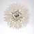 billige Globedesign-16 pærer 60 cm krystall anheng lys metall kloden elektroplettert elegant og moderne jordklode 110-120v 220-240v