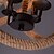 Недорогие Люстры-свечи-3-Light 43(17&quot;) Подвесные лампы Металл Деревенский стиль / Винтаж / Ретро 110-120Вольт / 220-240Вольт