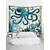 billige dyretepper-Oil Painting Style Large Wall Tapestry Art Decor Blanket Curtain Hanging Home Bedroom Living Room Decoration Seabed Animal Octopus