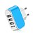 billiga USB Laddare-USB-laddare -- 3 Desk Charger Station Ny Design EU-kontakt Laddningsadapter
