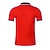 baratos Polo Clássico Masculino-Homens Camisa de tênis Camiseta Polo Esportes camisas de golfe Colarinho Colarinho de Camisa Manga Curta Cor Sólida Frente do botão Verão Normal Preto Branco Amarelo Vermelho Azul Roxo Camisa de tênis