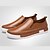 baratos Sapatilhas e Mocassins para Homem-Homens Mocassins e Slip-Ons Mocassins Comfort Sapatos Confortáveis Mocassim Formais Casual Caminhada Couro Sintético Branco Preto Cinzento Outono Primavera