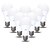 Недорогие Круглые светодиодные лампы-8шт 15 W Круглые LED лампы 1400 lm B22 E26 / E27 A70 42 Светодиодные бусины SMD 2835 Тёплый белый Холодный белый 220-240 V 110-130 V