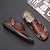 cheap Men&#039;s Handmade Shoes-Men&#039;s Sandals Leather Sandals Slingback Sandals Handmade Shoes Comfort Shoes Upstream Shoes Casual Outdoor Daily Cowhide Breathable Waterproof Non-slipping Loafer Light Brown Dark Brown Black Summer