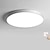 זול אורות תקרה-30 ס&quot;מ תאורת לד תקרה בסיסית מודרנית מט רב גוון ניתנות לעמעום אורות התקנה שטוחה קערת פלסטיק בגימורים צבועים ac110-240v