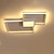 cheap Dimmable Ceiling Lights-45cm LED Ceiling Light Square Geometrical Multi-shade Dimmable Flush Mount Lights Metal  Painted Finishes Living Dining Room Bedroom Office 110-120V 220-240V