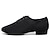 abordables Zapatos de baile de hombre-Hombre Salón Zapatos de Baile Moderno Zapatos de personaje Rendimiento Entrenamiento Oxford Talón grueso Cordones Negro