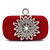 cheap Bridal Purse-Women&#039;s Bags Velvet Clutch Crystals for Party / Event / Party Black / Red / Wedding Bags