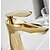 preiswerte Klassisch-Waschbecken Wasserhahn - Verbreitete Golden Becken Einhand Ein LochBath Taps