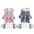 abordables Vêtements pour chiens-Chien Manteaux Tenue Vêtements pour chiots Couleur Pleine Décontracté / Quotidien Guêtres De plein air Hiver Vêtements pour Chien Vêtements pour chiots Tenues De Chien Rose Gris Costume pour fille et