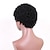 Χαμηλού Κόστους Περούκες από Ανθρώπινη Τρίχα Χωρίς Κάλυμμα-Μίγμα ανθρώπινων μαλλιών Περούκα Κοντό Τζέρι Κουρλ Αφρο σγουρά Σύντομο βαρίδι Κοντά χτενίσματα 2020 Μαύρο Μοδάτο Σχέδιο Άνετο Φυσική γραμμή των μαλλιών Χωρίς κάλυμμα Γυναικεία