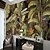 billige Blomster &amp; planter tapet-vægmaleri tapet væg klistermærke, der dækker print klæbemiddel krævet tropisk palme blade lærred hjem indretning