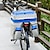 voordelige Fietsbepakking-60l fietstas zwart blauw rood dubbele fiets achterbank rack kofferbak tas met regenhoes handtas fietstas fietsaccessoires